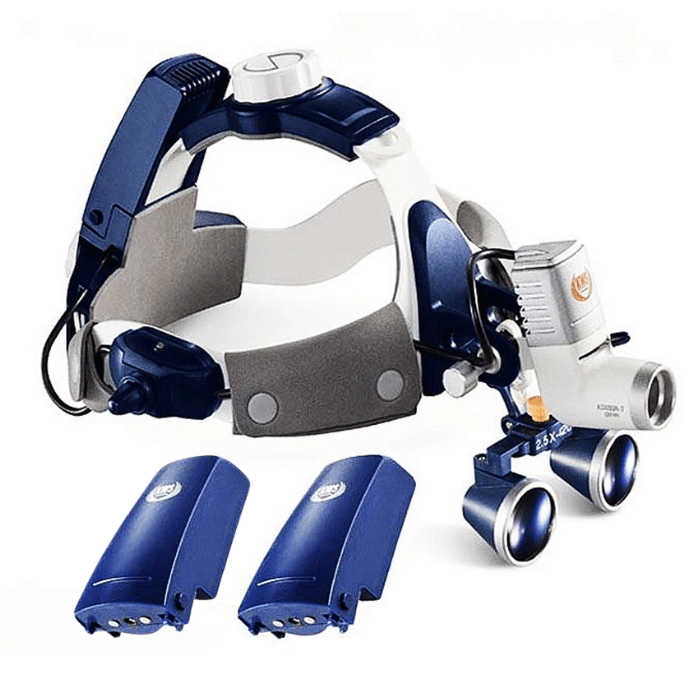 Loupe Chirurgicale - Lentilles 2,5x/3,5x et Lampe de Poche Super Puissante de 80 000 Lumens