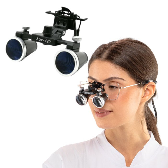 Mini Loupe X1 - Lentilles 2,5x ou 3,5x et Clip de Montage