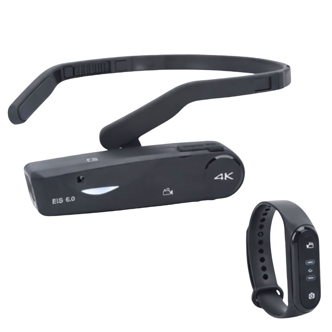 Caméra vidéo portable 4K avec télécommande pour enregistrement en première personne pour procédures esthétiques et médicales