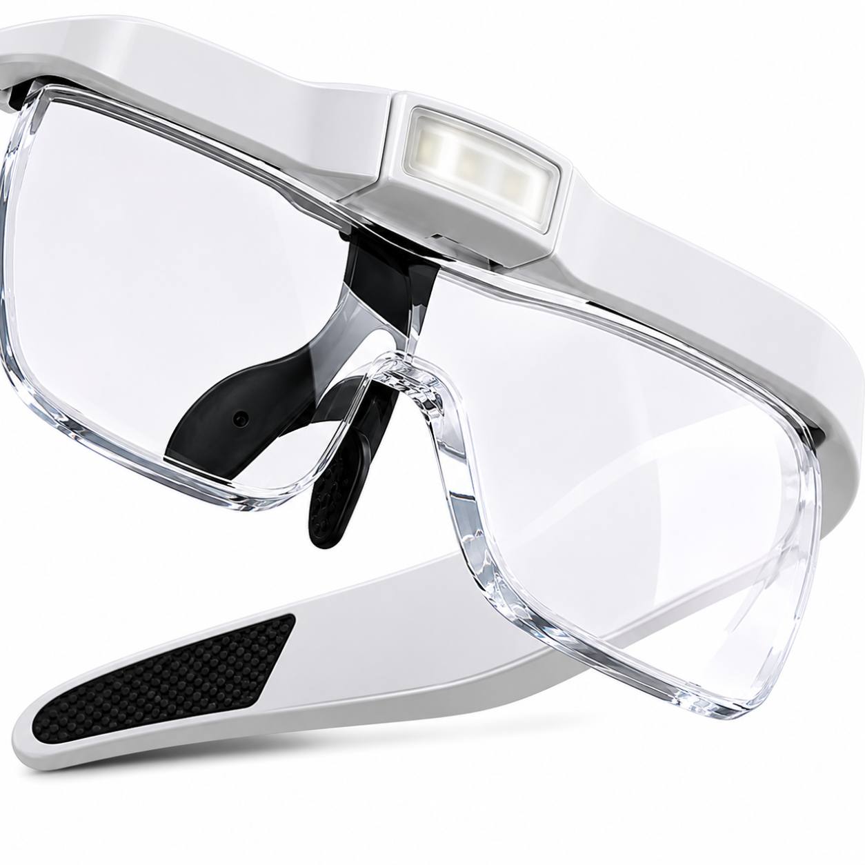 5 lentes intercambiables de 0,75x, 1,25x, 2x, 3x y 4x para la lupa de cabeza