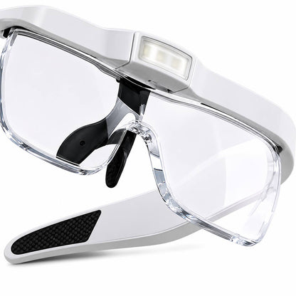 5 lentes intercambiables de 0,75x, 1,25x, 2x, 3x y 4x para la lupa de cabeza