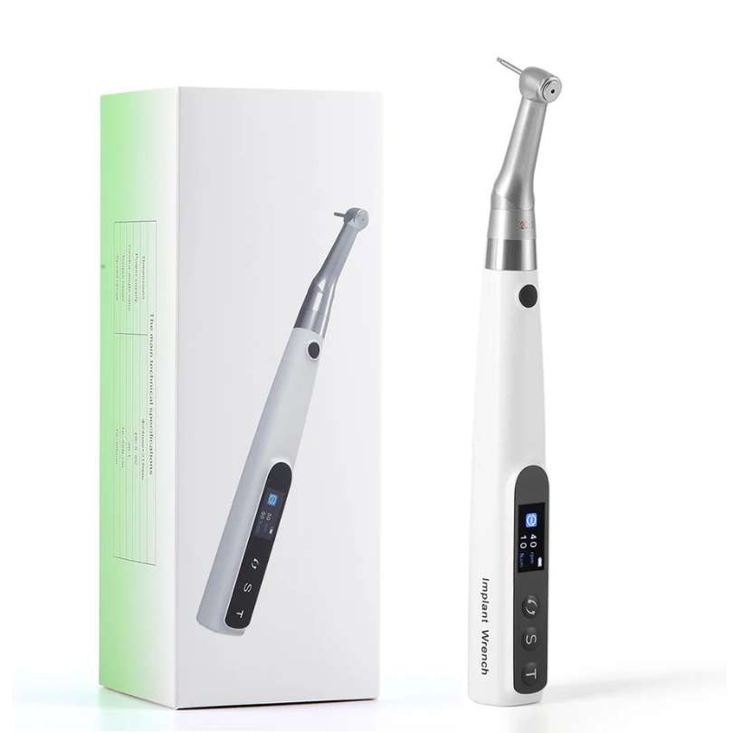 Clé Dynamométrique Électrique avec 16 Embouts + Contre-Angle Inclus