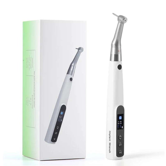 Clé Dynamométrique Électrique avec 16 Embouts + Contre-Angle Inclus