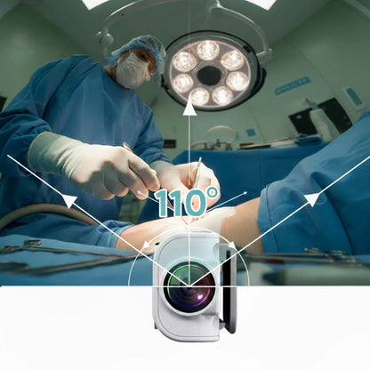 Mini Caméra 2,7K avec Vue à la Première Personne pour Loupe et Lunettes Correctrices