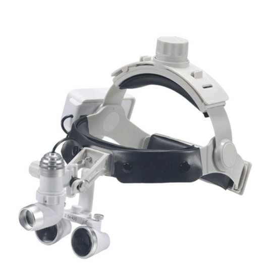 Loupe Chirurgicale - Lampe Frontale 80 000 Lumens et Lentilles 2,5x/3,5x
