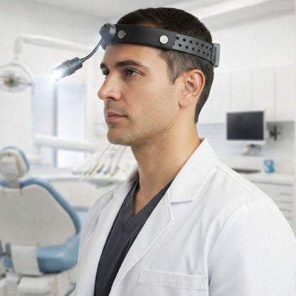 Lampe Frontale H1000 Ultra Puissante de 8W et 110 000 Lumens pour Procédures Prolongées