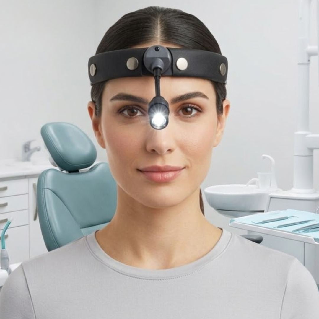 Lampe Frontale H1000 Ultra Puissante de 8W et 110 000 Lumens pour Procédures Prolongées