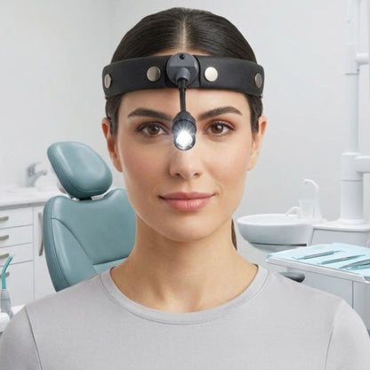 Lampe Frontale H1000 Ultra Puissante de 8W et 110 000 Lumens pour Procédures Prolongées