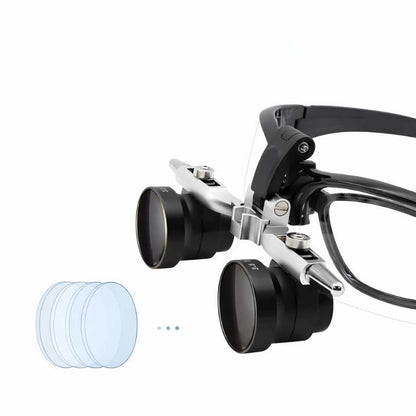 Loupe T1 avec réglage interpupillaire et lampe frontale