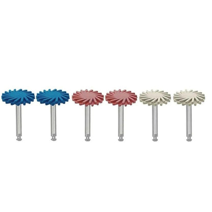Système de polissage diamanté RA (basse vitesse) pour résine et céramique – 6 pièces