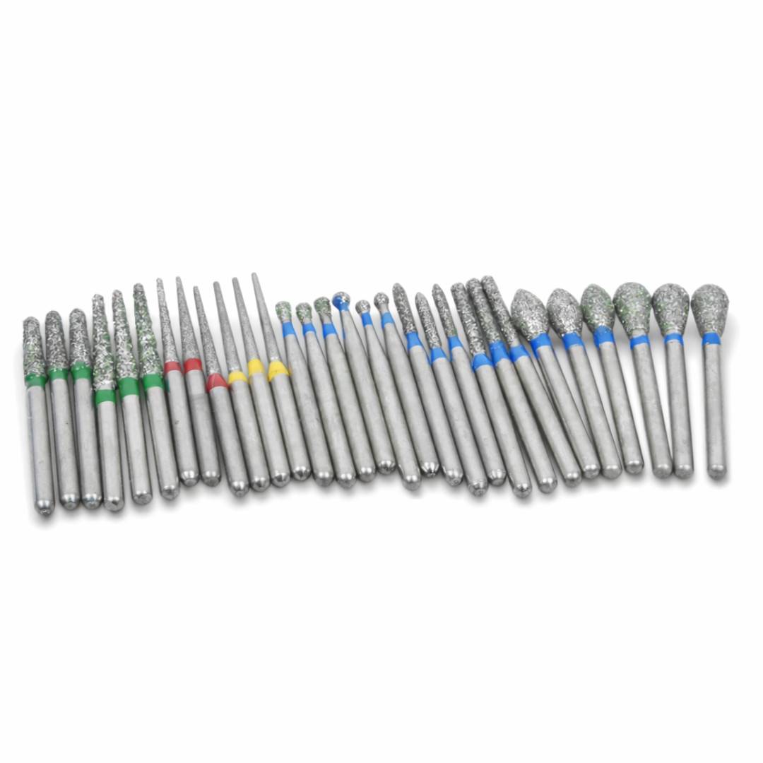 Fraiseurs en aluminium autoclavables pour 30 fraises pour turbine à grande vitesse