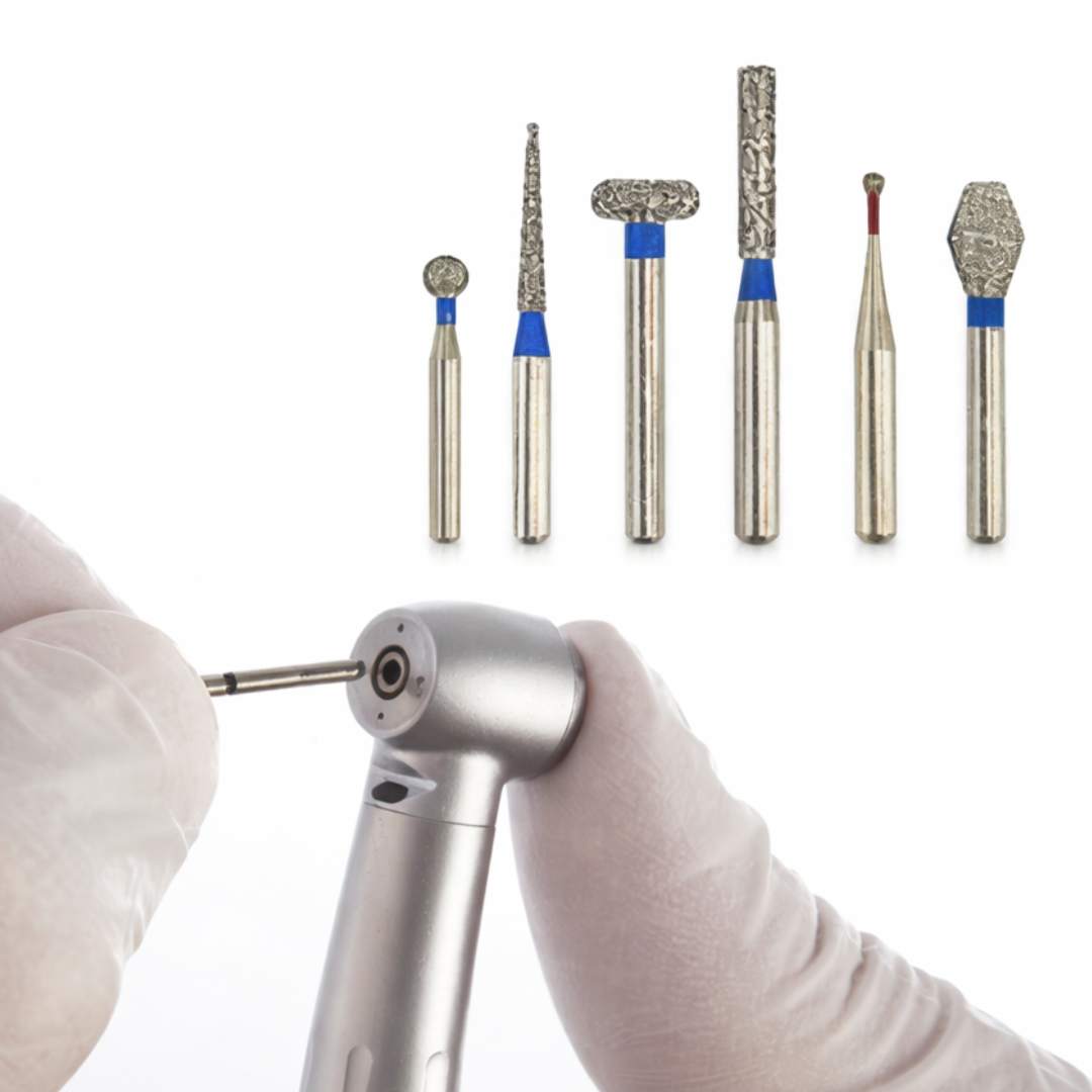 Fraiseurs en aluminium autoclavables pour 30 fraises pour turbine à grande vitesse