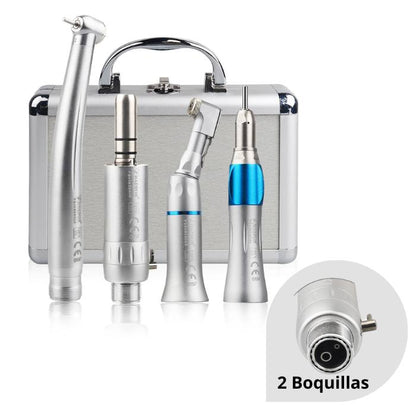 Kit de Pièces à Main Dentaires Haute et Basse Vitesse 4-en-1