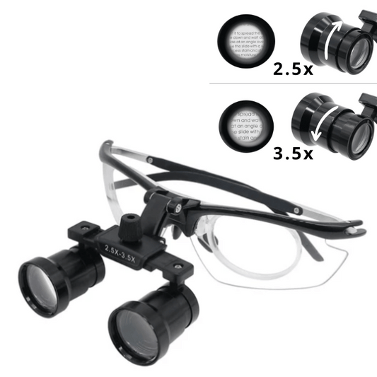 Loupe Professionnelle X2 - Lentilles de Grossissement 2,5x et 3,5x pour une Précision Maximale