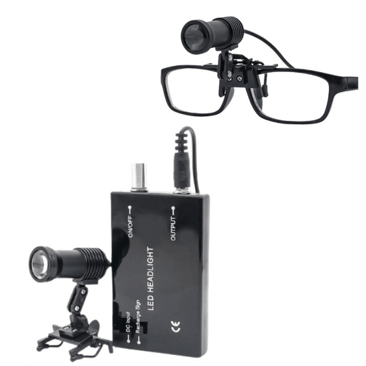 Lampe Frontale X1 - Support pour Utilisation avec Loupes et Lunettes de Vue