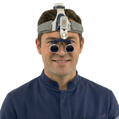 Loupe Chirurgicale - Lentilles 2,5x/3,5x et Lampe de Poche Super Puissante de 80 000 Lumens