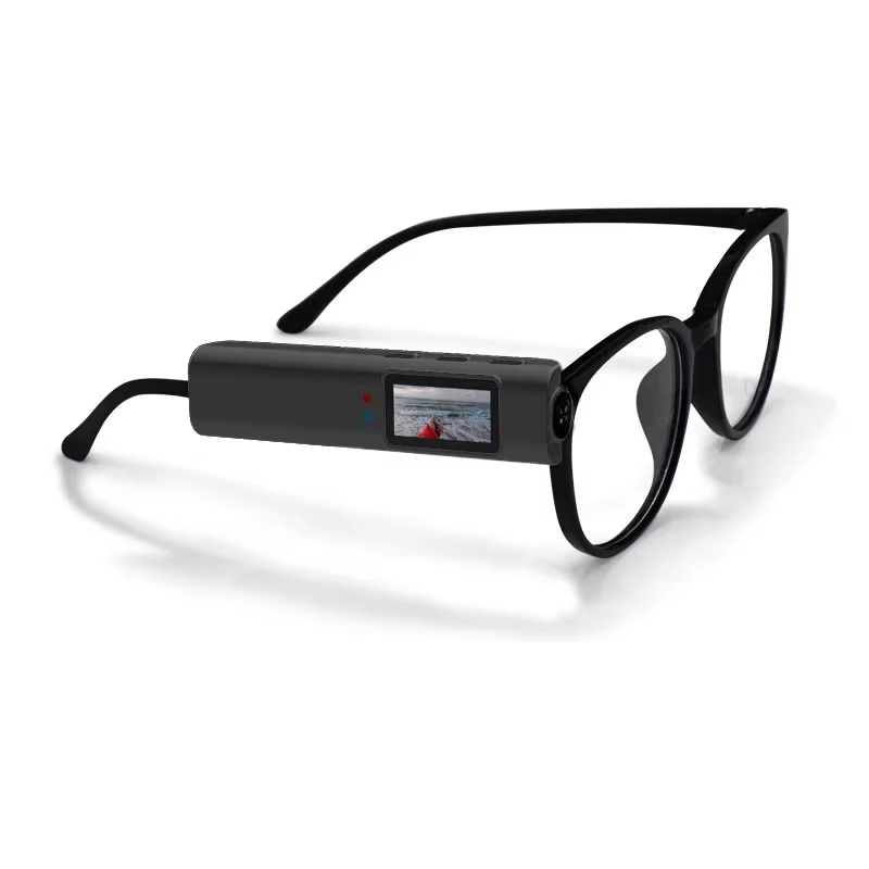 Mini Caméra 2,7K avec Vue à la Première Personne pour Loupe et Lunettes Correctrices