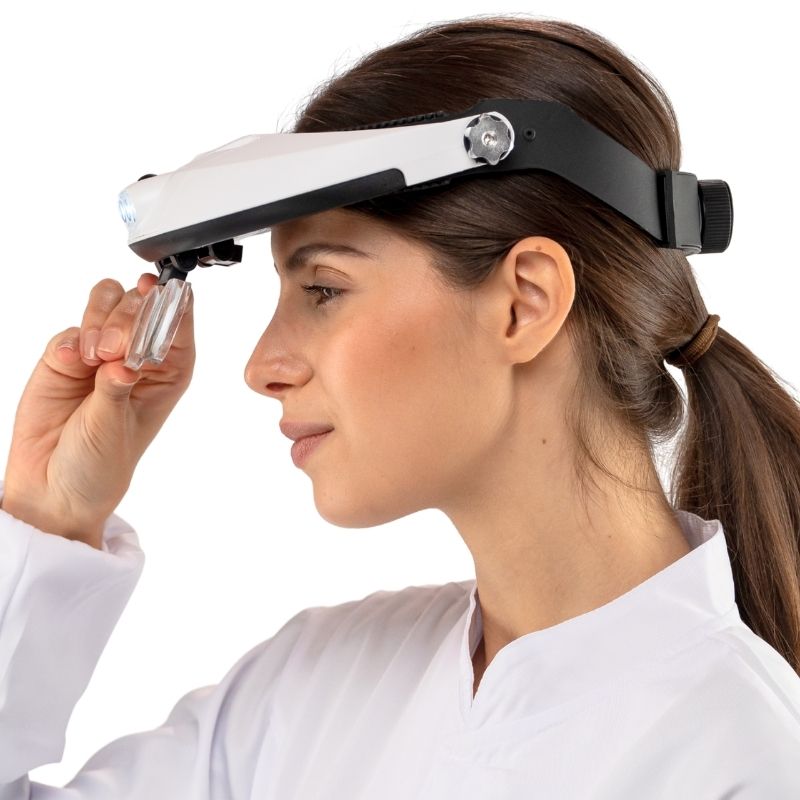 Loupe Z1 - 5 Grossissements Différents et 2 LED Intégrées